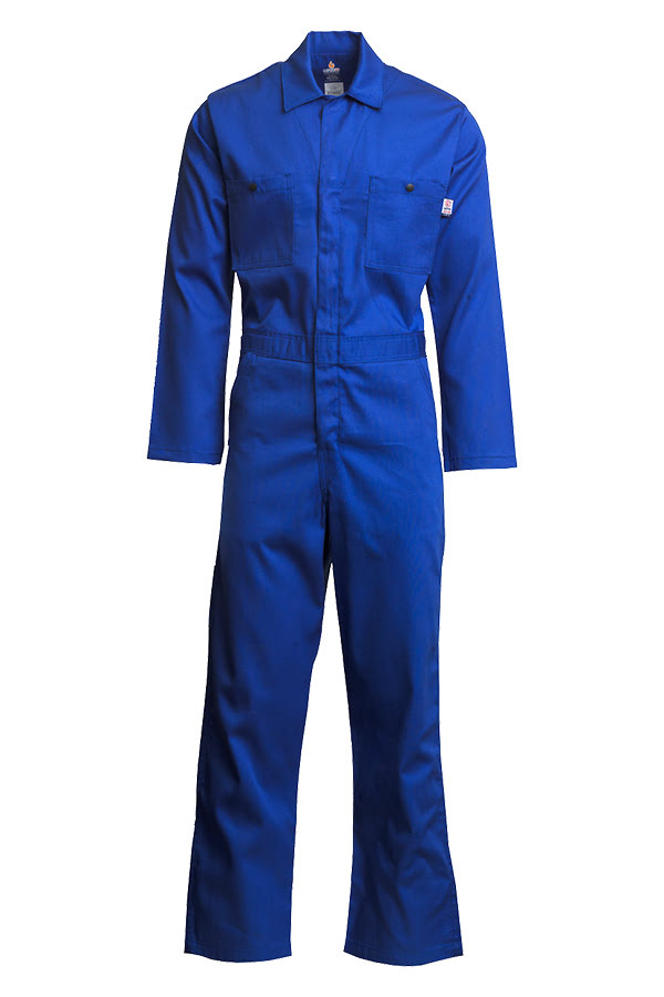 Lapco FR 7oz. FR Royal Blue Economy Coveralls CVEFR7RO